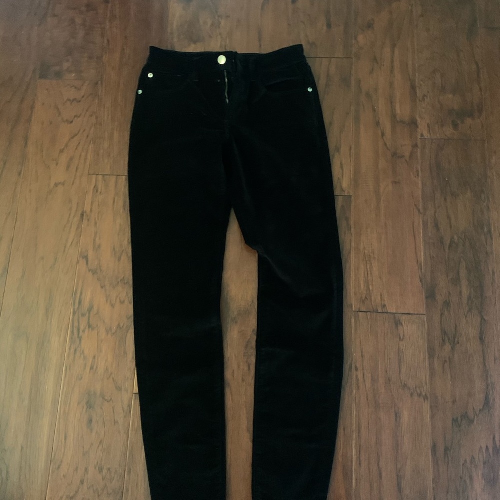 black velvet jeans